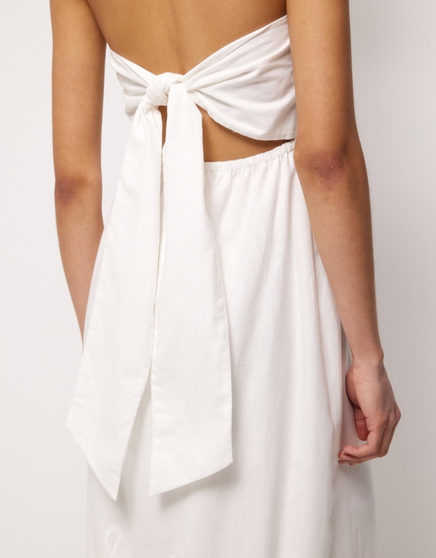 AERE - Adria Broderie Midi Dress