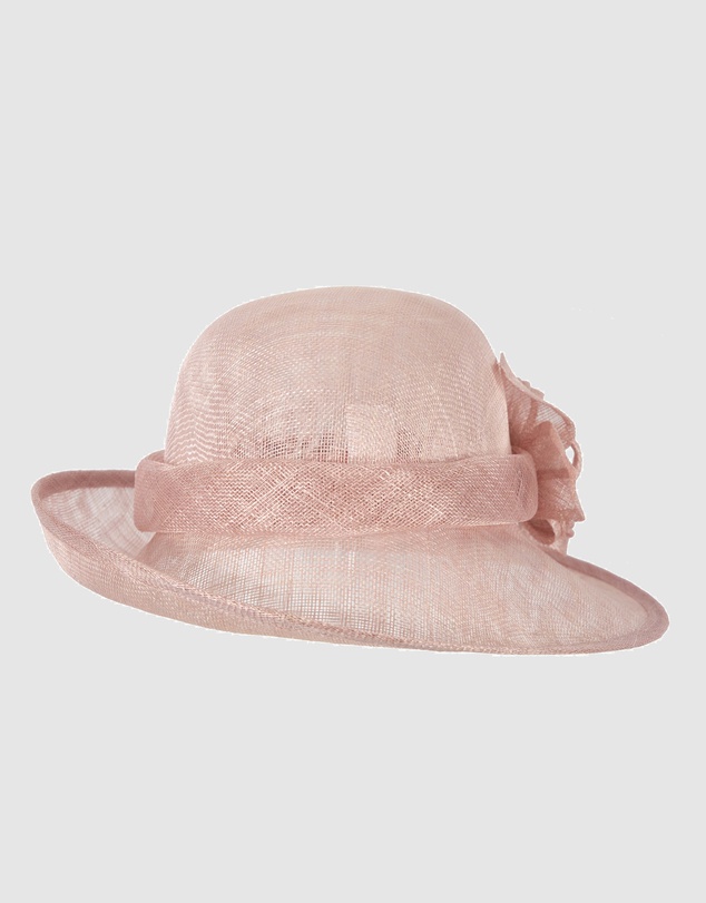 Max Alexander - Sinamay Dusty Pink Fashion Hat