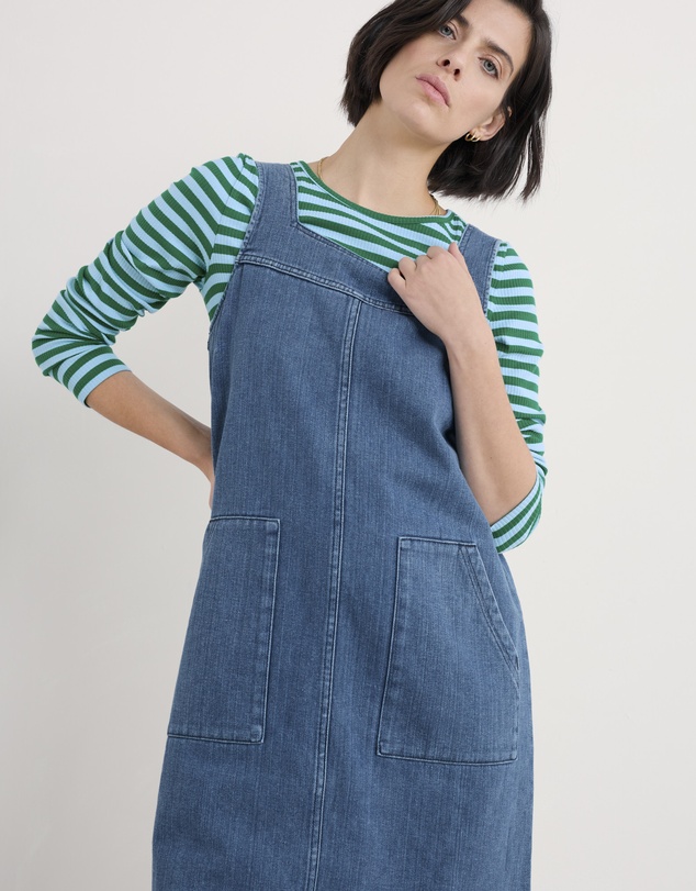 Seasalt - Seasalt Cornwall Blue Calican Dress