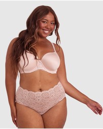 Bras N Things - Body Bliss Lace Full Cup Bra - Blush Pink