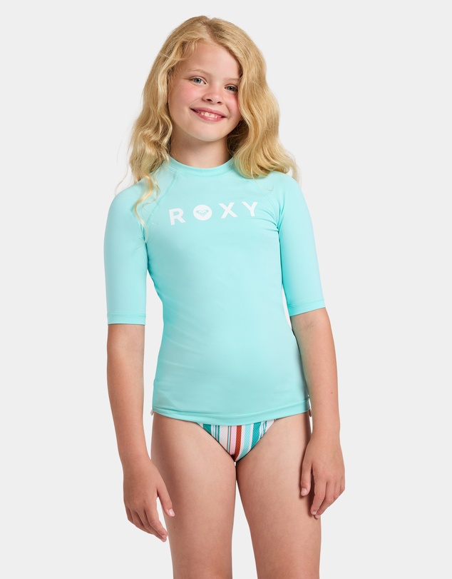 Roxy - Girls 8 to 16 Essential UPF 50 Short Sleeve Rashguard