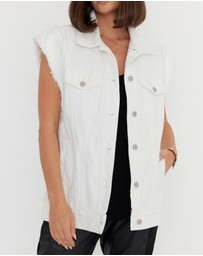 ALEXANDRA - Kozet Vest White Denim