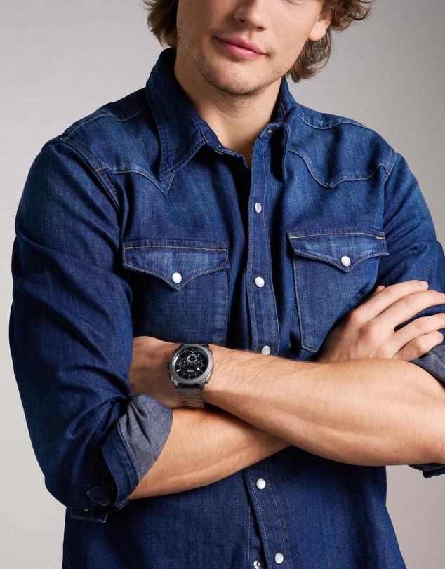 Fossil - Machine Gun-Metal Chronograph Watch