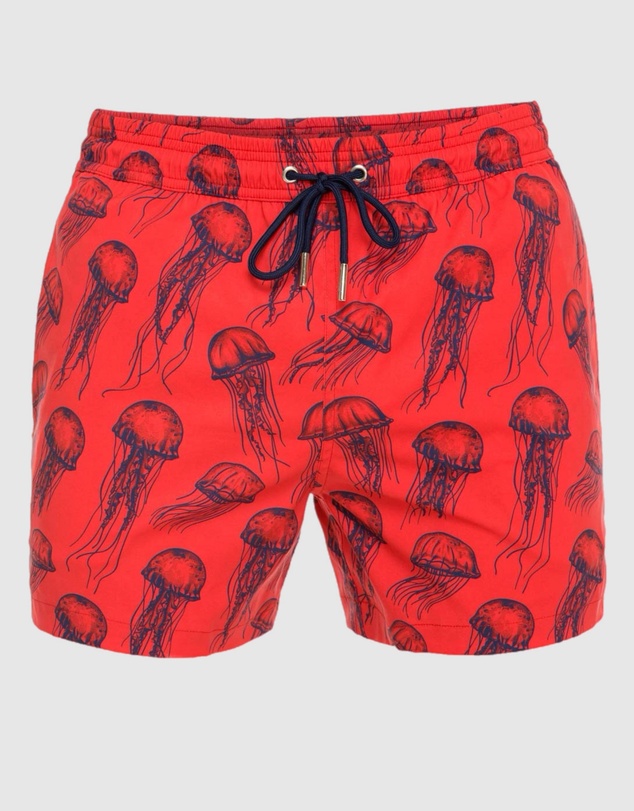 Tolu Australia - Boardshorts with Red Jellyfish