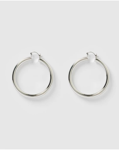 Izoa - Teddy Hoop Earrings