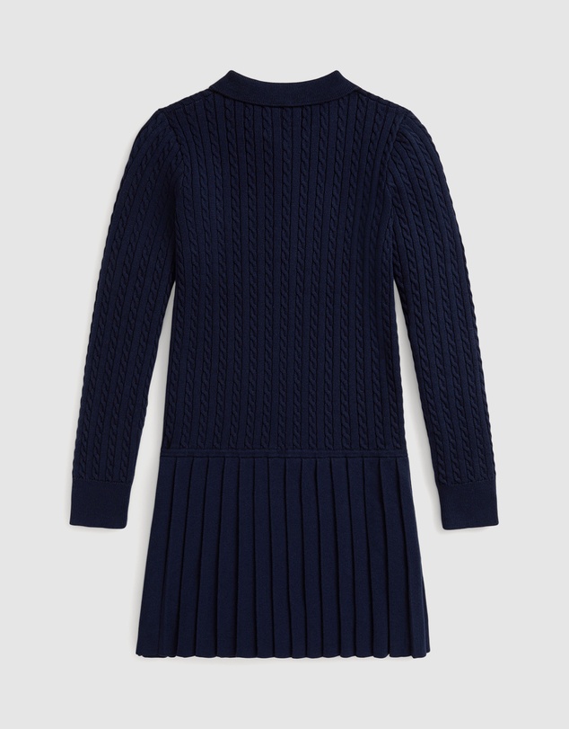 Polo Ralph Lauren - Mini Cable Polo Sweater Dress - Teens