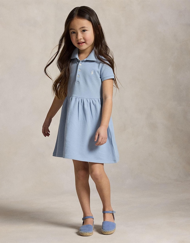 Polo Ralph Lauren - Stretch Mesh Polo Dress - Kids