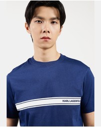 Karl Lagerfeld - Elongated Logo Graphic T-Shirt
