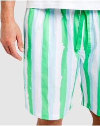 Sant And Abel - Men's Drawbertson Wild Stripes Sleep Shorts