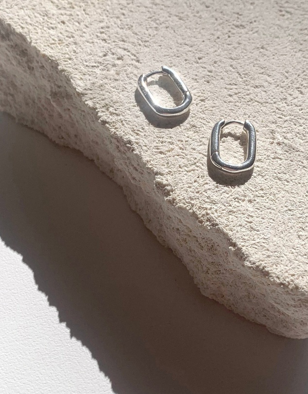 SAINT VALENTINE - Amsterdam Hoops - Silver