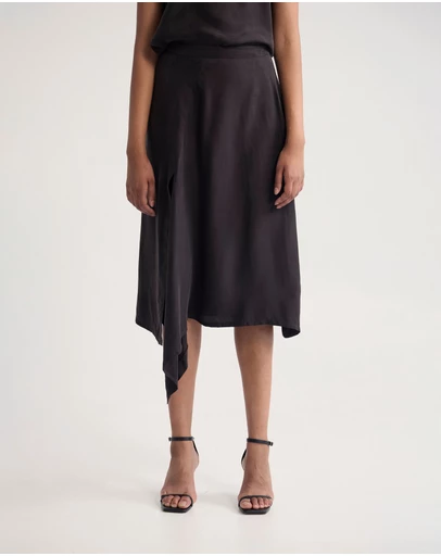 Oxford - Ronja Cupro Draped Skirt
