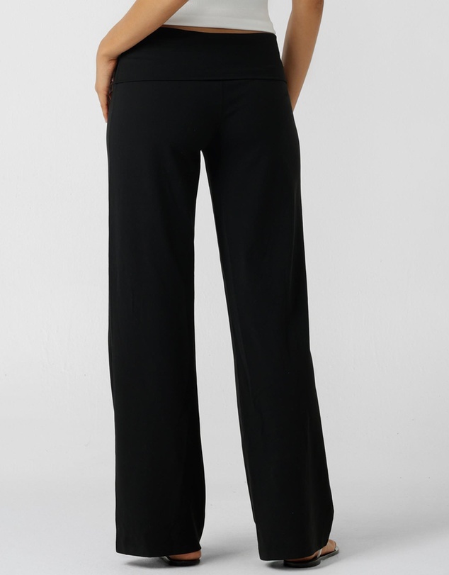 Lorna Jane - Liberty Fold Waist Wide Leg Active Pants