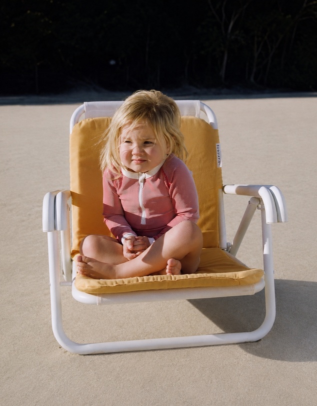Zulu & Zephyr Mini - Mini Stripe Rib Rashie Onesie - Babies-Teens