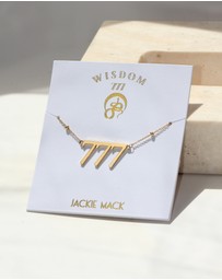 Jackie Mack - Wisdom Necklace Angel Number 777