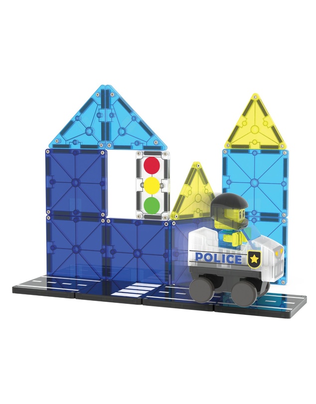 Magna-Tiles - MAGNA-TILES - Police Patrol - 20 Piece