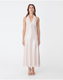 Forcast - Ariana Sequin Halter Dress