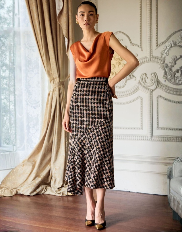SACHA DRAKE - Onyx Midi Skirt