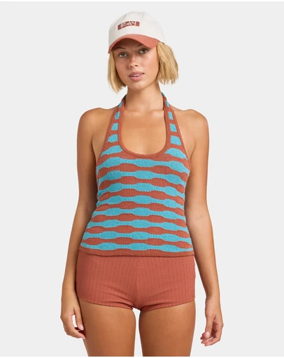 Roxy - Womens Dunes Knit Halter Top