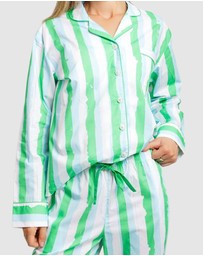 Sant And Abel - Women's Drawbertson Wild Stripes Long PJ Set