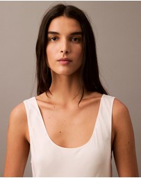 Calvin Klein - Satin Midi Slip Dress