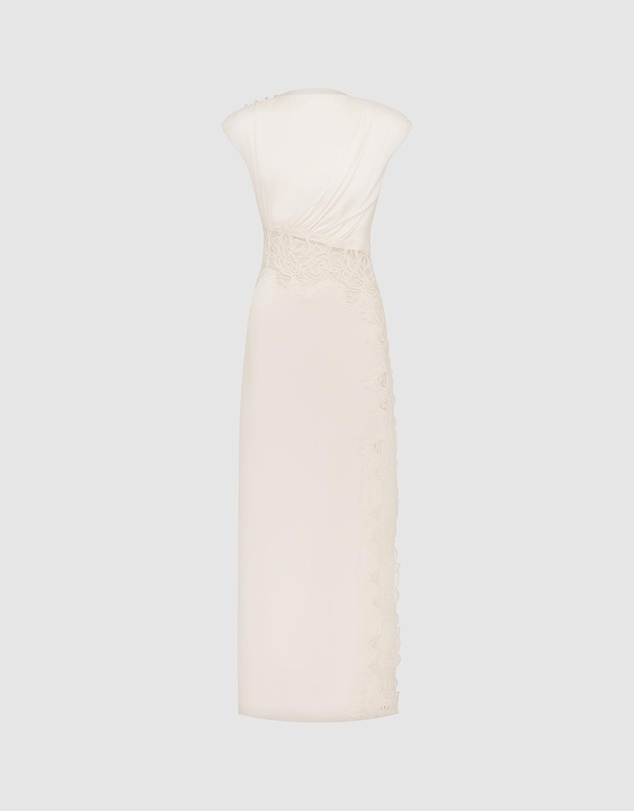 Shona Joy - Eniko Lace Gathered Maxi Dress