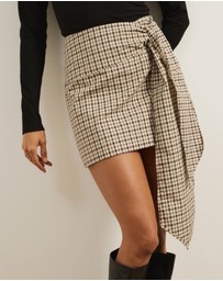 Atmos&Here - Annika Check Mini Skirt