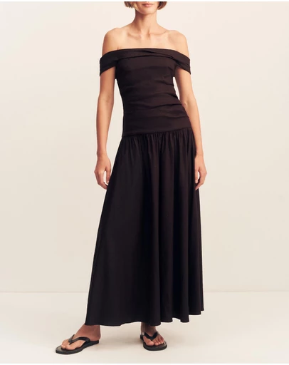 Shona Joy - Brooks Off Shoulder Maxi Dress