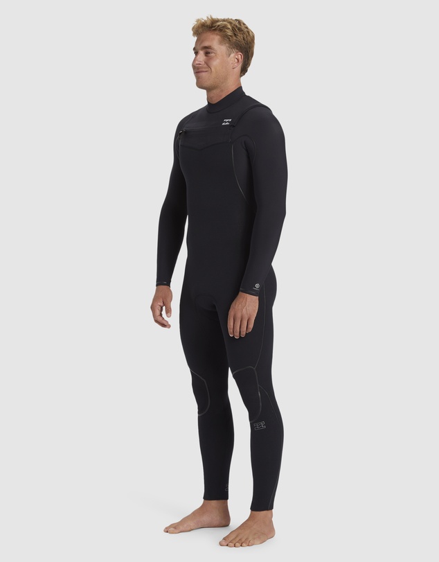 Billabong - Mens 4/3mm Furnace Natural Chest Zip Steamer Wetsuit