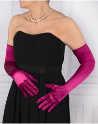 DENTS - Long Opera Satin Gloves