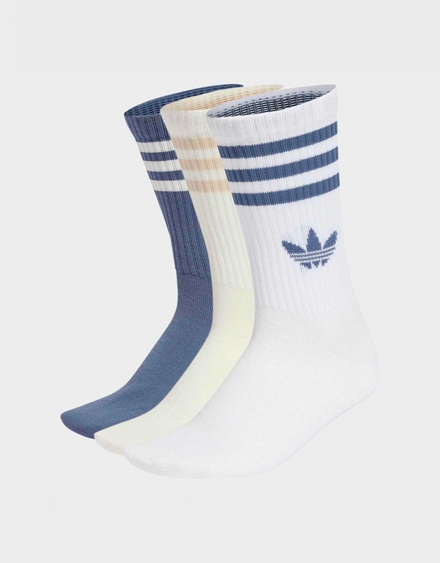 adidas Originals - 3-Pack Three Stripes Crew Socks