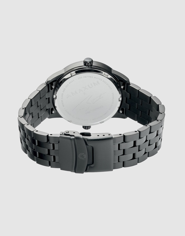 Maxum - Maxum x Taylor Steele - Black Dial, Black Case & Black Bracelet