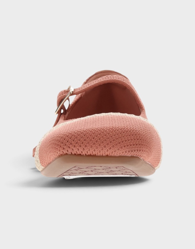 Mia Vita - Violet Open Knit Flat - Terracotta