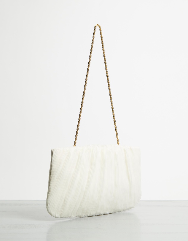 Loeffler Randall - Brit Plissé-Organza Clutch