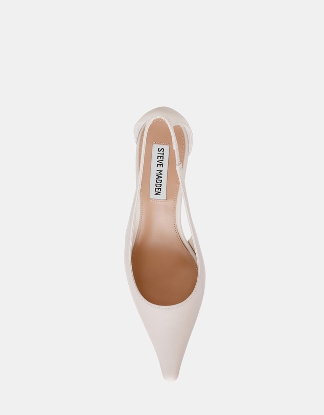 Steve Madden - Altra Ivory Pearl Leather Heels