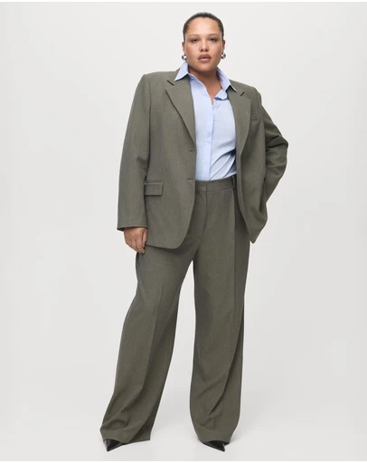 M.N.G - Pleated Straight-Leg Suit Trousers