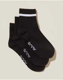Cotton On Body Active - 3-Pack Body Mid Crew Socks