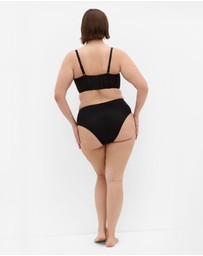 City Chic - Amelie Underwire Longline Bra - Black