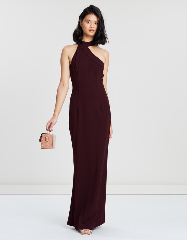 Romance by Honey and Beau - Lyla High Neck Maxi Dress
