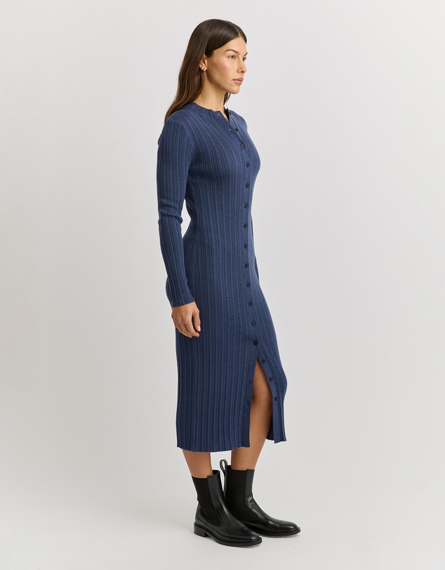 Toorallie - Variegated Rib Cardigan Dress