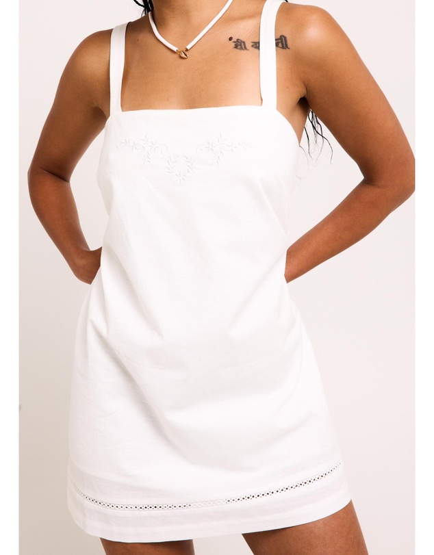 Subtitled - Nerida Lace Detail Mini Dress