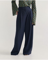 Oxford - Margot Checked Pants
