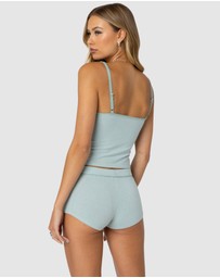 EDIKTED - Maelle Pointelle Tank Top