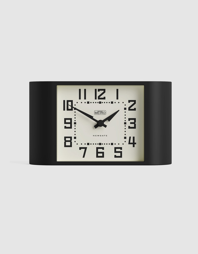 Newgate - Newgate Mini Metro Mantel Clock-Black