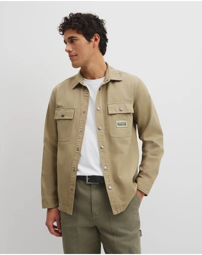 Country Road - Garment Dyed Workwear Canvas Overshirt