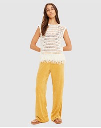 The Upside - Kamali Knit Fringe Top
