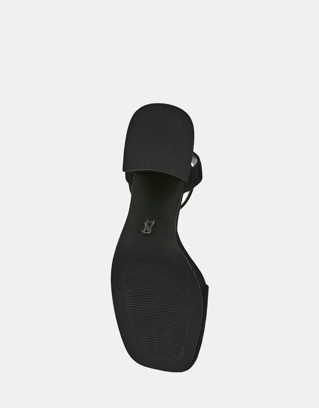 Steve Madden - Mercerr Black Suede Heels