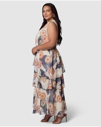 Pink Dusk by Curve Project - Wild Nights Maxi Dress
