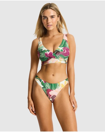 Sea Level Australia - Abyss Cross Front Multifit Bra Top