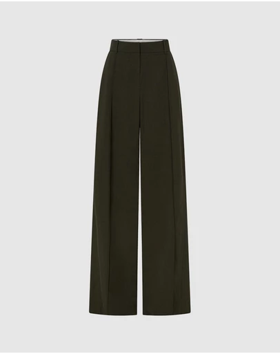 CAMILLA AND MARC - Una Straight Leg Pin Tuck Trousers