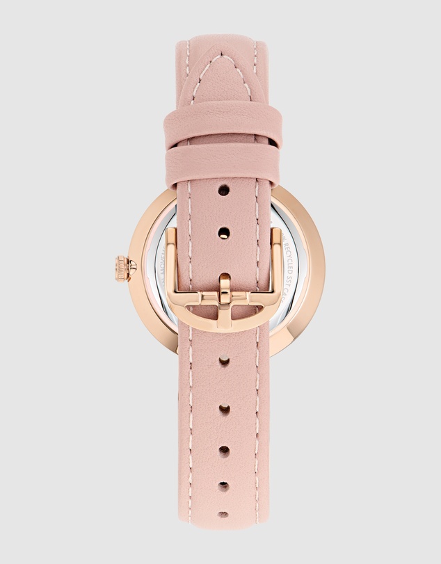 Ted Baker - Ted Baker Darbey - Rose Gold Tone & Pink Leather